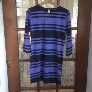 French Connection bodycon horizontal striped dress